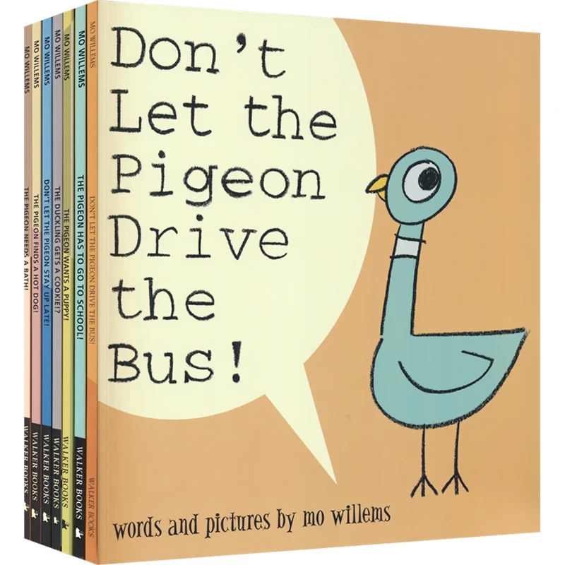 Pigeon Book Collection (7 Books) 鸽子系列 早教故事绘本