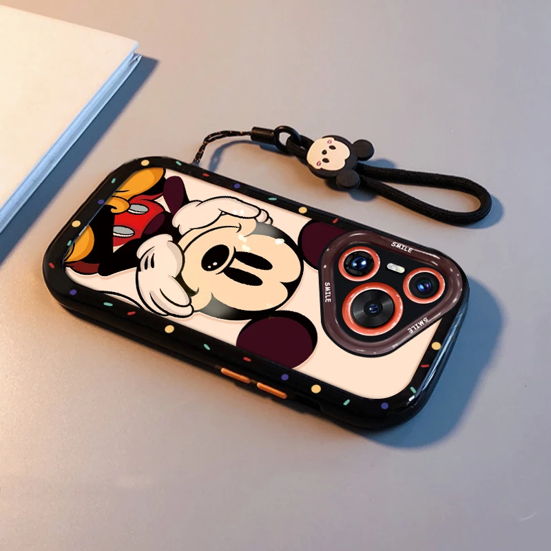 捧脸米奇适用于华为pura70手机壳液态硅胶p60art高级感pura70pro+