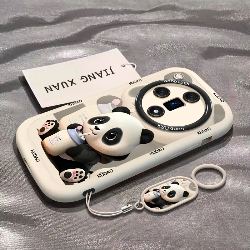 奶茶熊猫适用适用OPPOFindX8手机壳FindX8Pro套OPPO新款FindX外壳