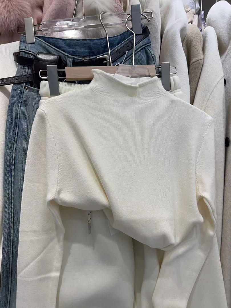 橘子家新款打底衫立领