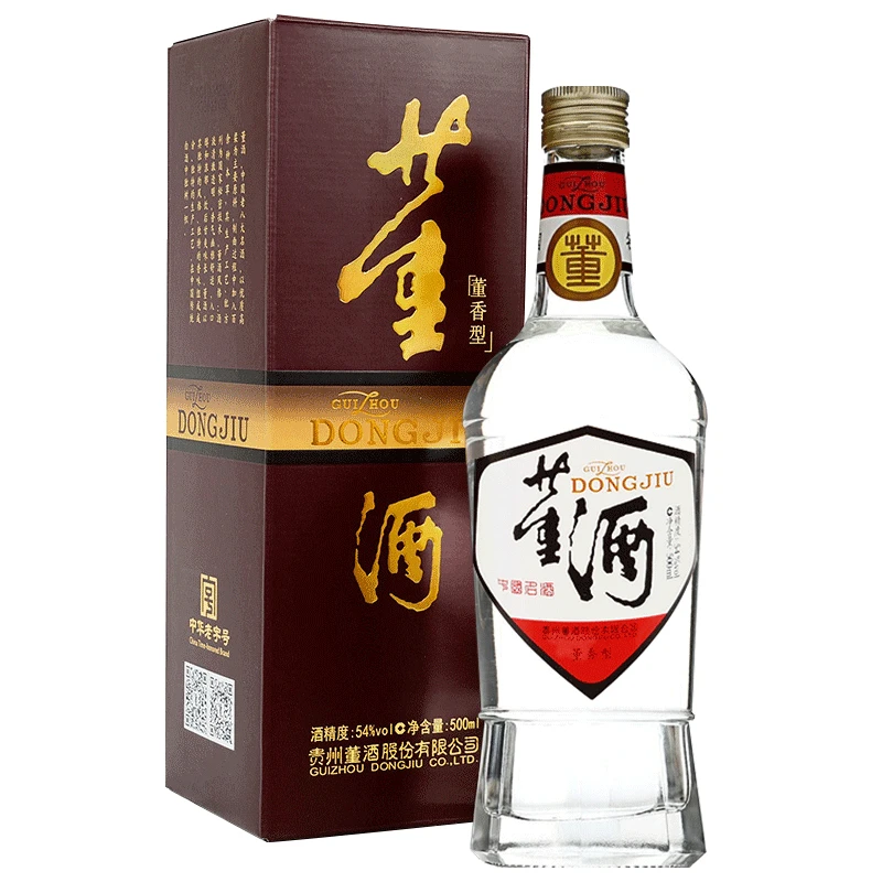 董酒秘藏(八角瓶)白标董酒瓶装董香型白酒自饮口粮聚会54度500ml