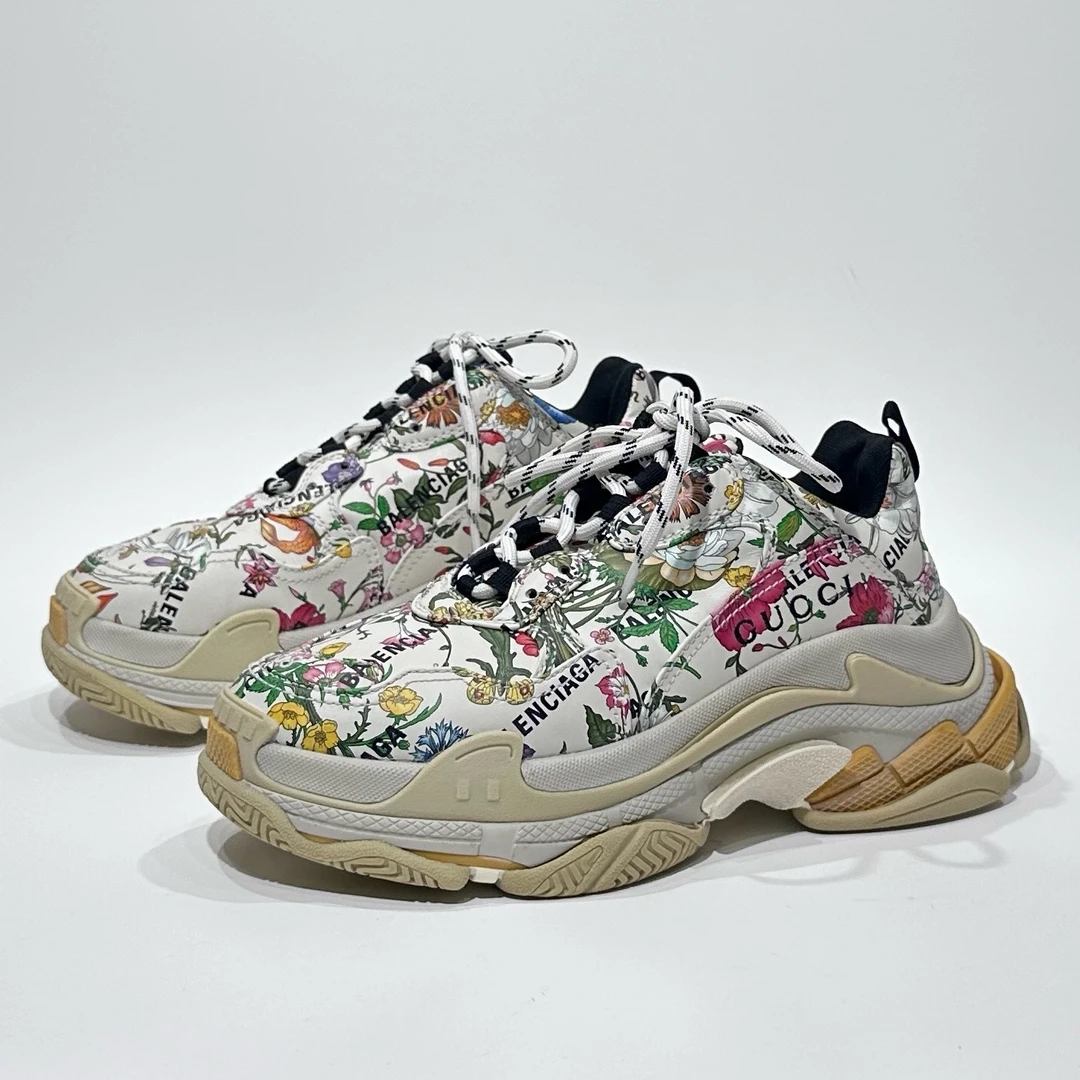 38码/98新/Gucci/古驰x巴黎世家联名款时尚老爹鞋/ML1004