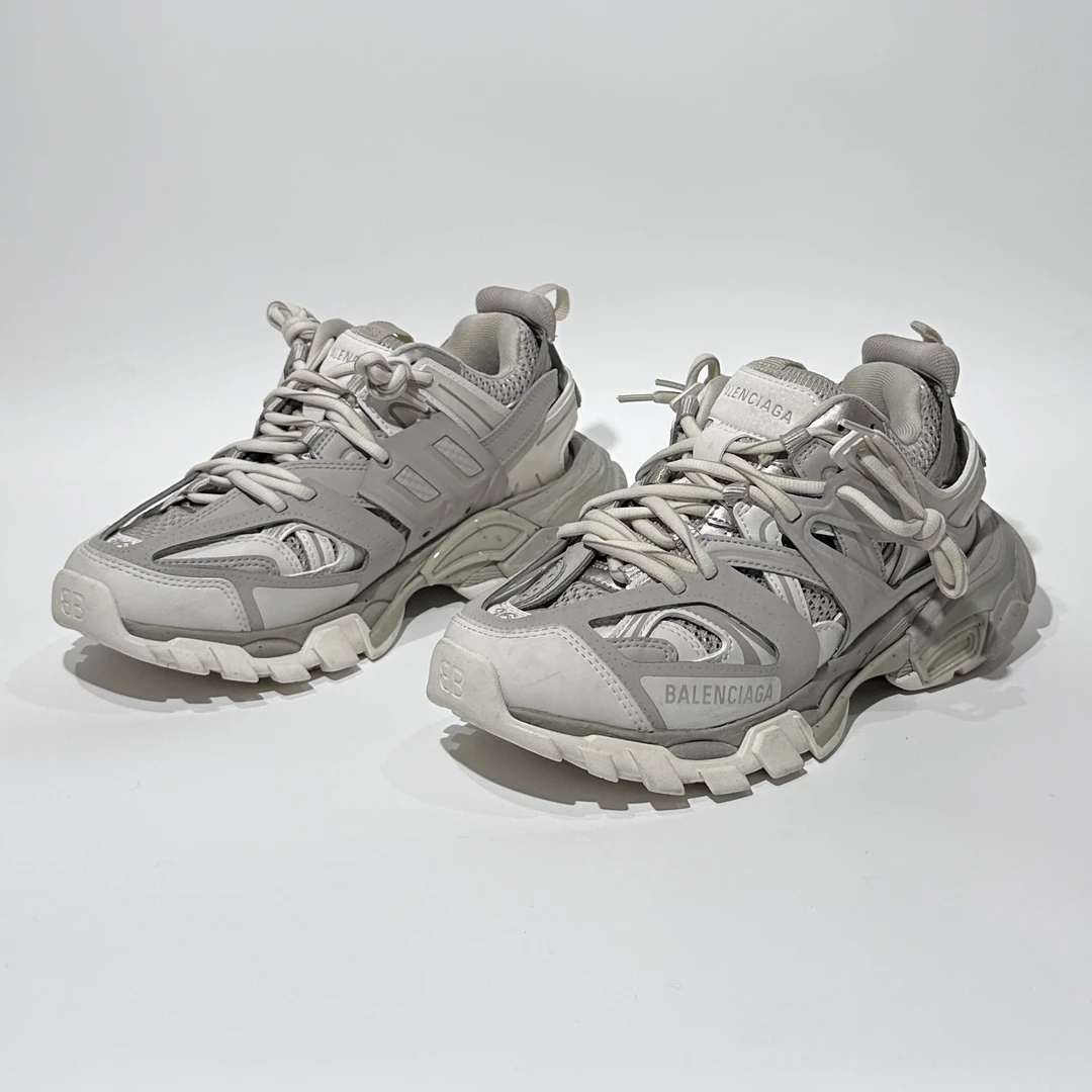全新未使用 Balenciaga/巴黎世家 36码Track奶茶色老爹鞋/MLC0158