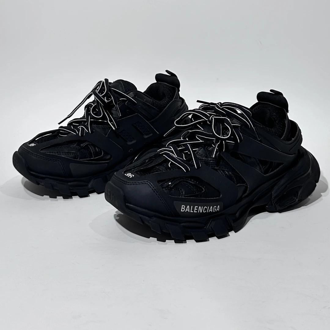 36码/96新/Balenciaga/巴黎世家 Track 黑色时尚老爹鞋/ML01395