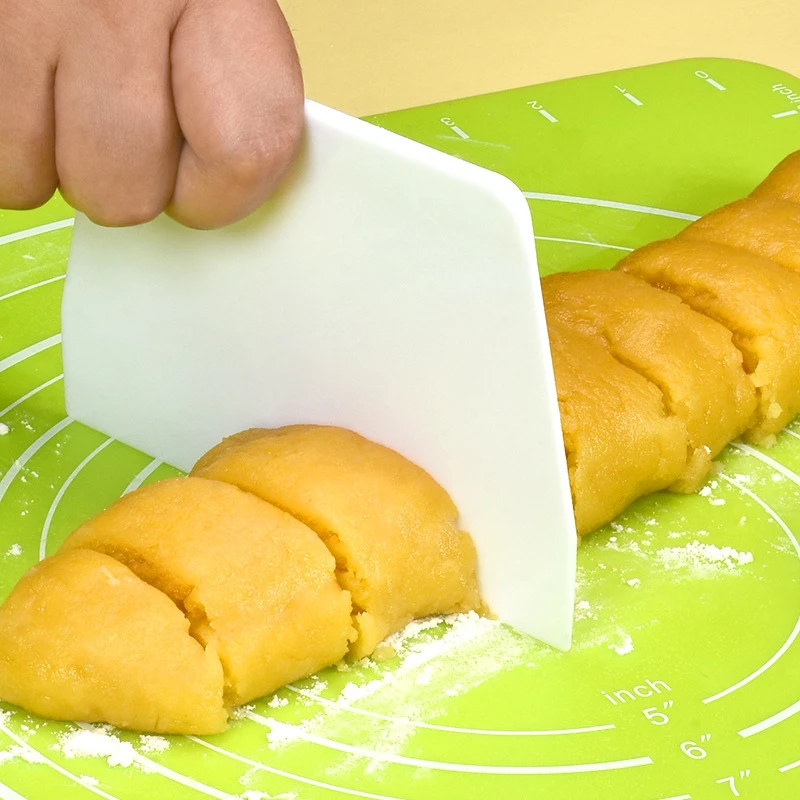 切面刀烘焙肠粉工具馒头面团塑料切刀梯形塑胶小号刮刀刮板刮油板