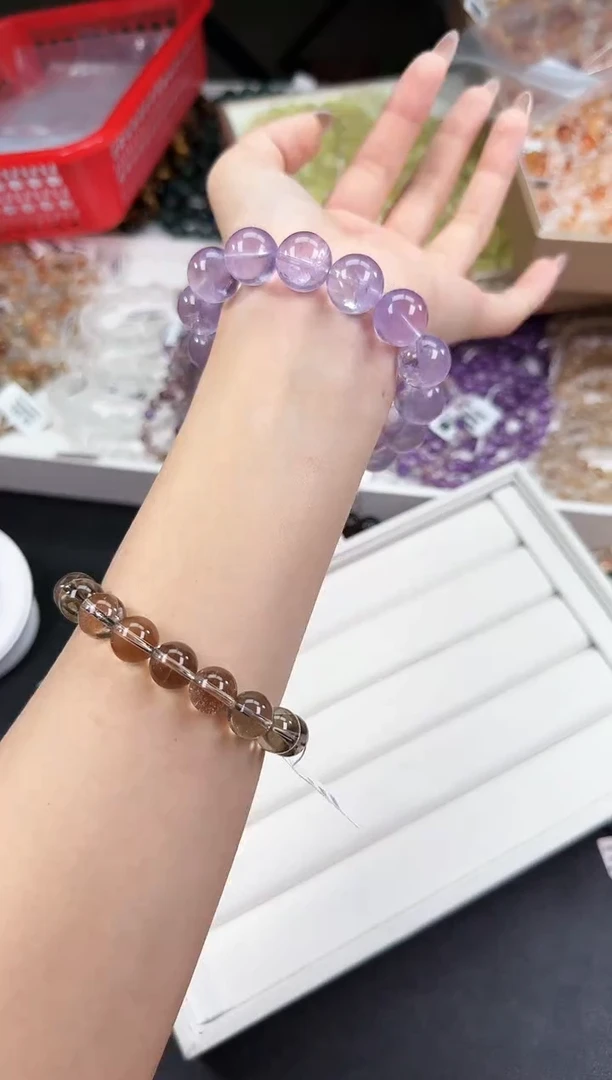 【闪购商品】水晶/未镶嵌A76薰衣草13~14mm