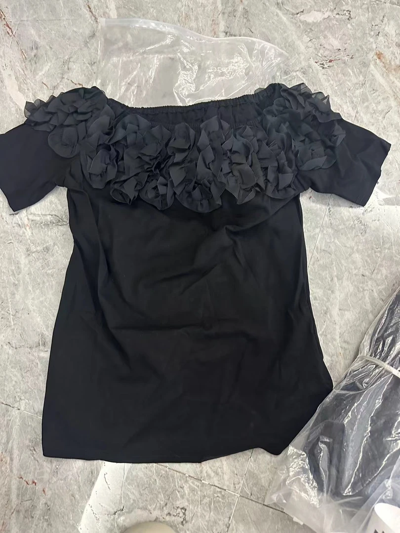 【蓉蓉专属】RX0449小众显瘦网红外穿设计感薄款少女夏季T恤