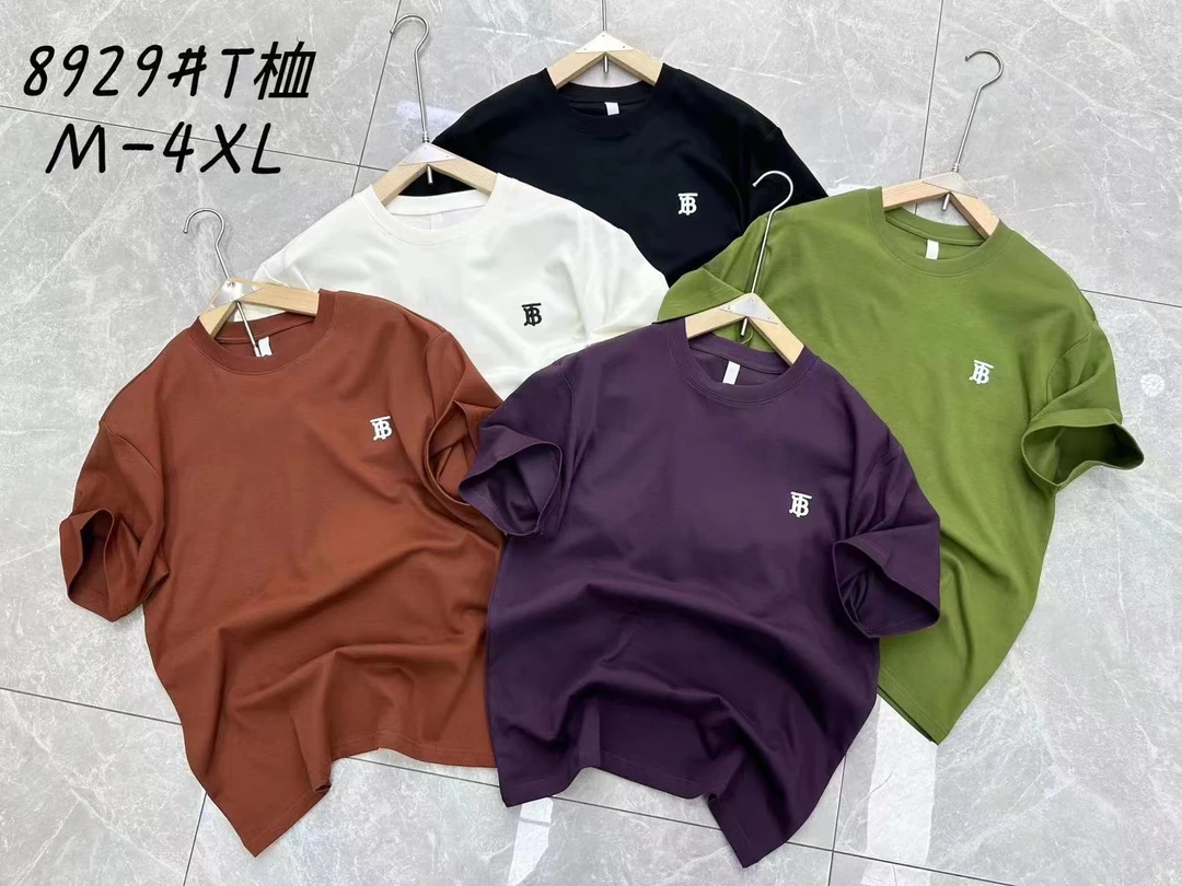 -8929-春夏2024新款圆领短袖男女同款T恤