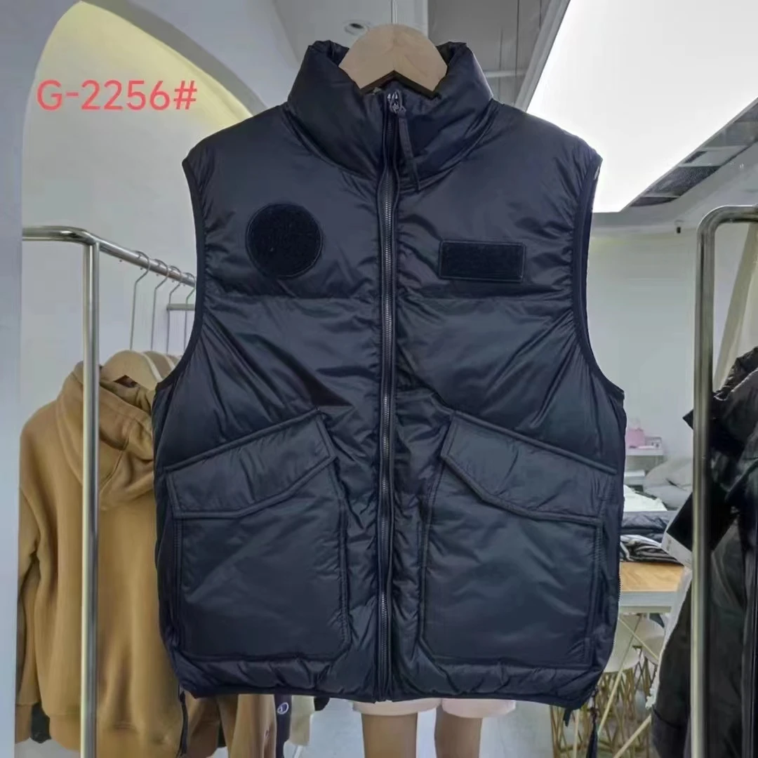 【新年马甲】2256#几何双口袋 冬季百搭轻薄保暖潮男 男士