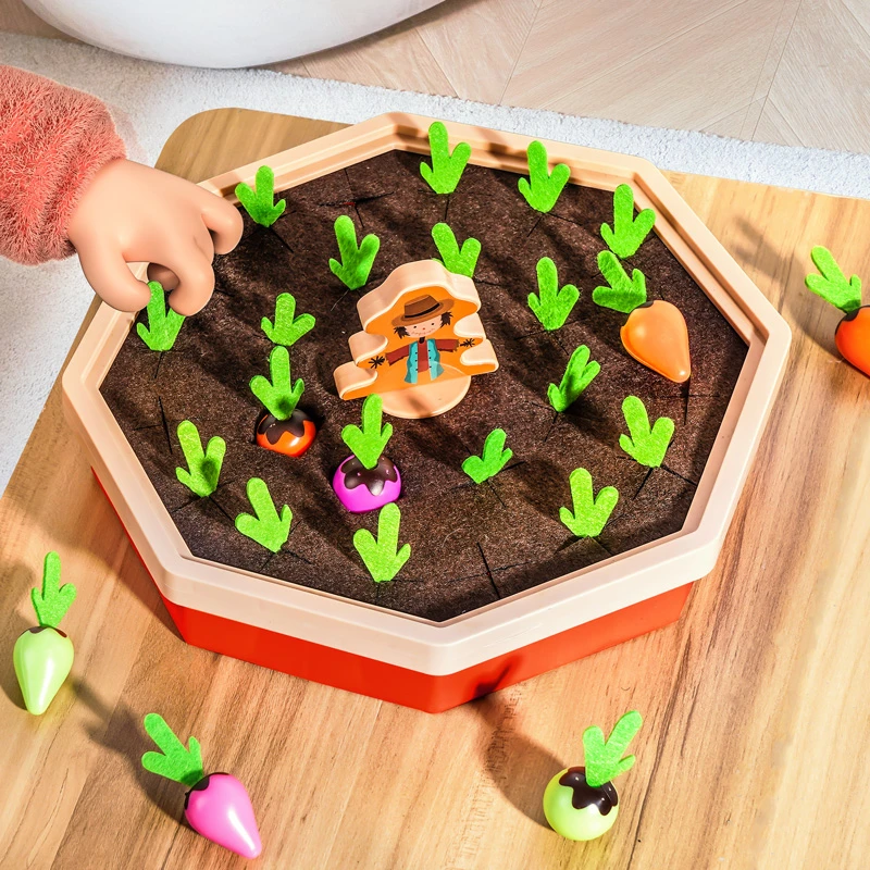 趣味拔萝卜锻炼宝宝手部精细动作启蒙早教亲子陪伴安抚玩具1-3岁+