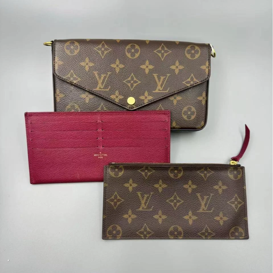 99新 LouisVuitton/路易威登 木木/LV全原编码三合一/单肩包