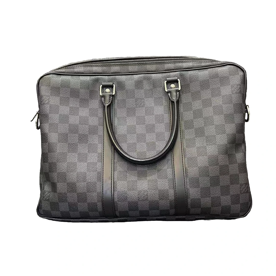 99新 LouisVuitton/路易威登 灵灵子/LV黑武士公文包/手提包