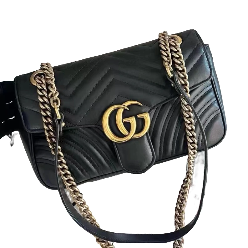 99新 GUCCI/古驰 KK/GUCCI马蒙26全原/斜跨包