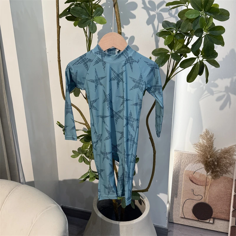 303【靓】儿童夏季时尚休闲长袖连体衣-11007