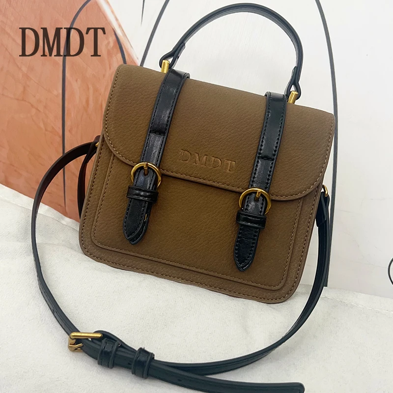 【DMDT潮牌】 拉链时尚简约风女可斜跨可拎包包91538-1