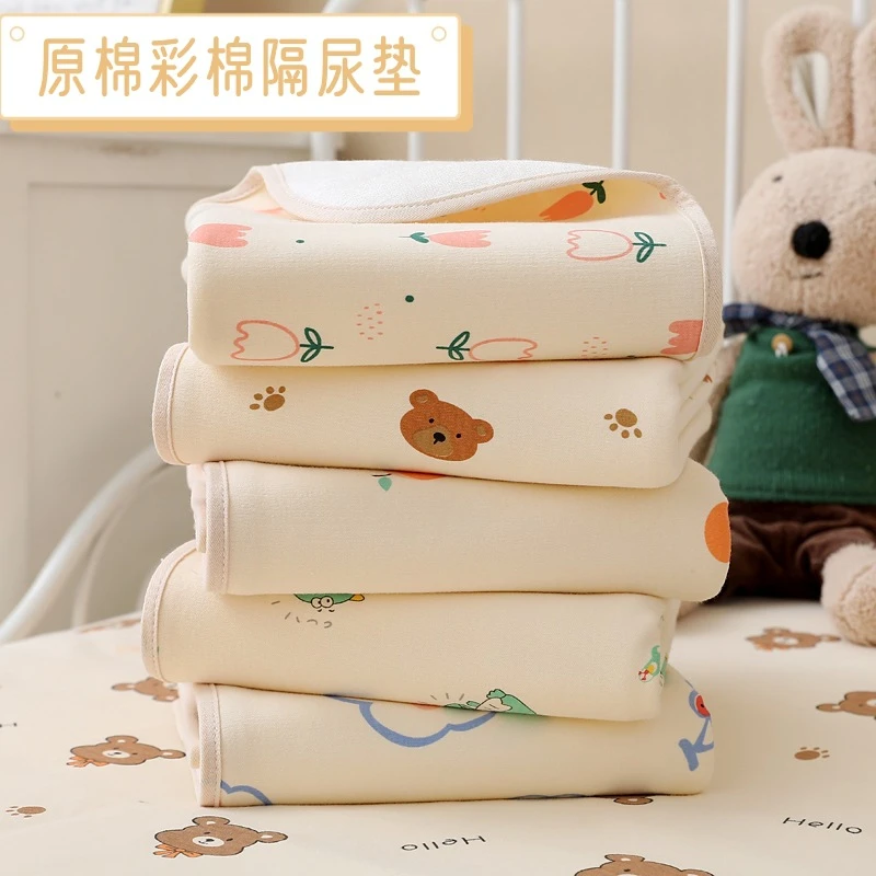 可洗加厚纯棉隔尿垫婴儿防水透气宝宝防尿四季隔尿垫姨妈期生理垫