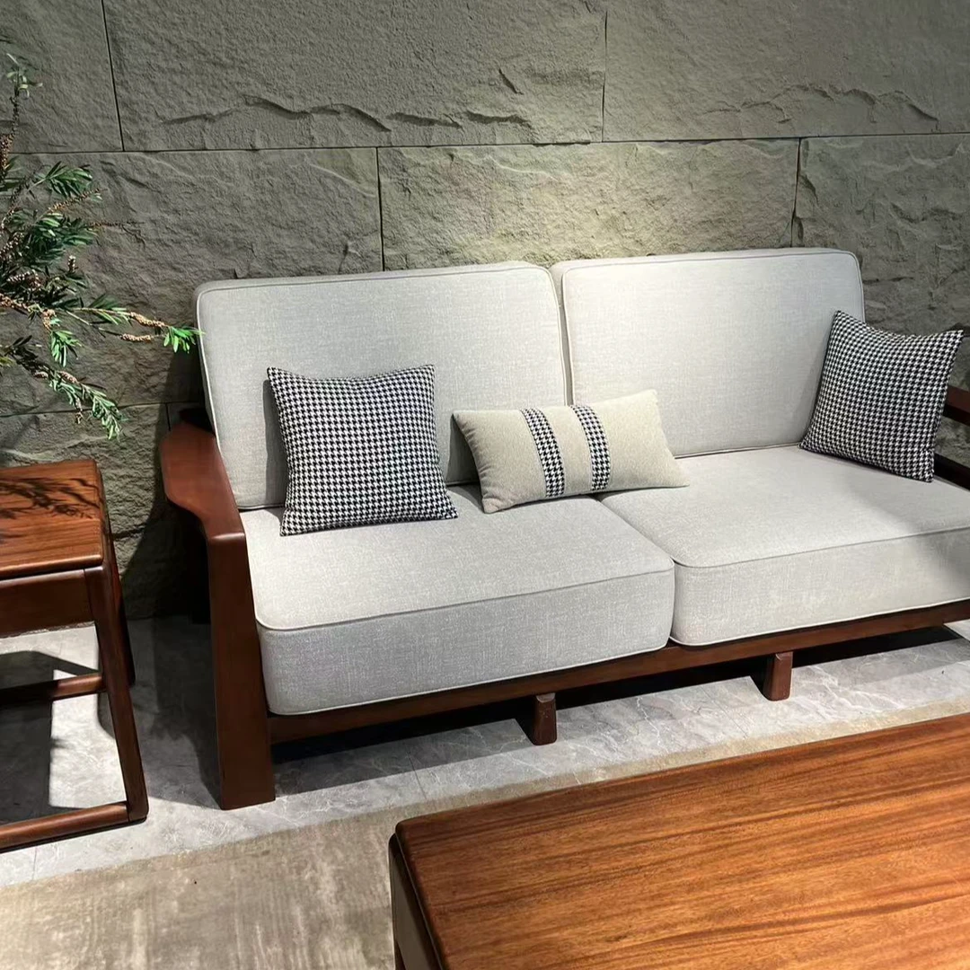 客厅卧室套装两房两厅现代风格胡桃木系列套餐29800套餐实木家具