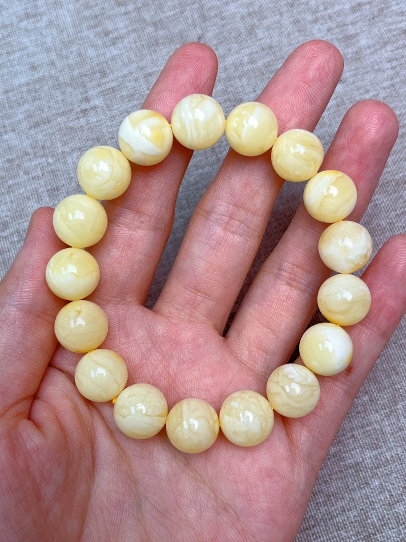 WBHSC-白花满蜡手串