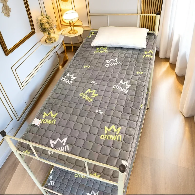 法莱绒床垫学生宿舍单人上下铺可折叠床护垫加厚榻榻米地铺家用垫