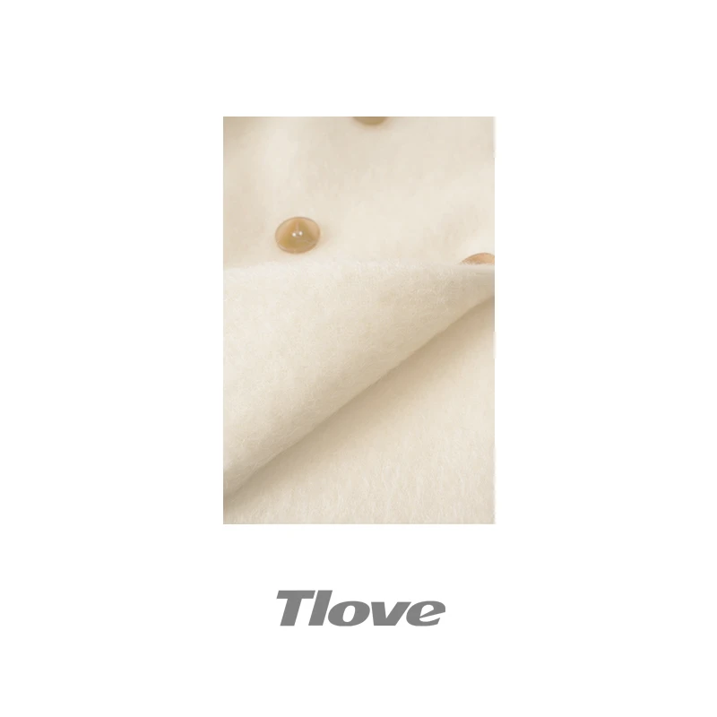 Z727秋冬宽松休闲时尚气质外套百搭中长款翻领大衣