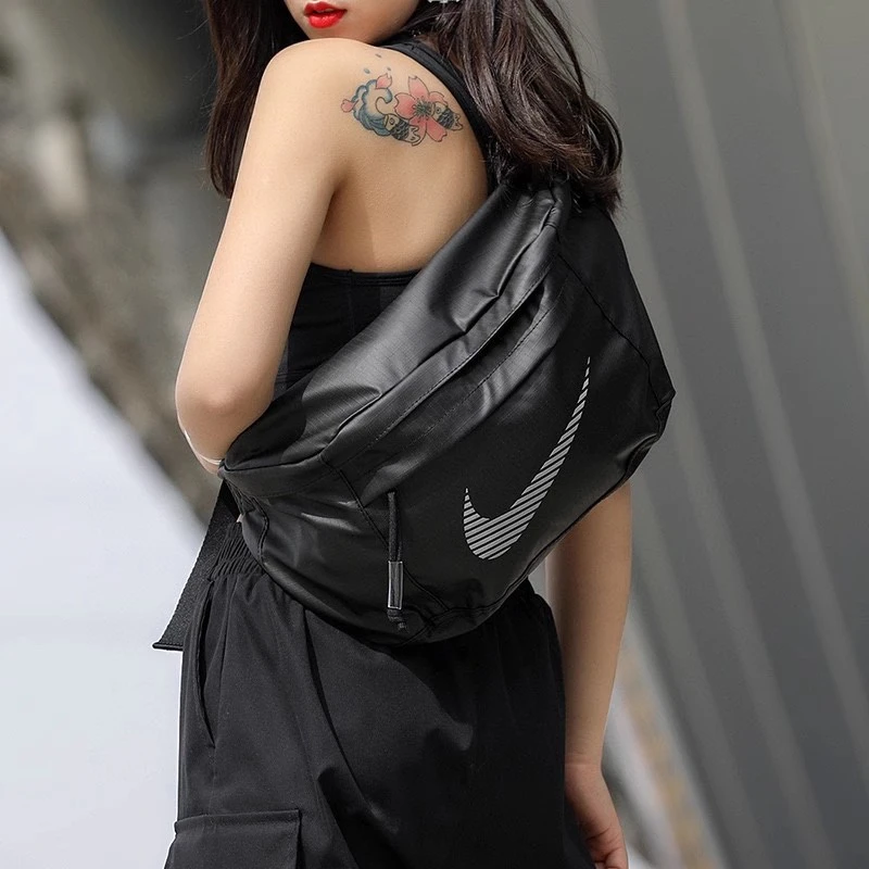 NIKE耐克 男女通用3M反光运动休闲户外单肩斜挎包腰包 DB4697-010