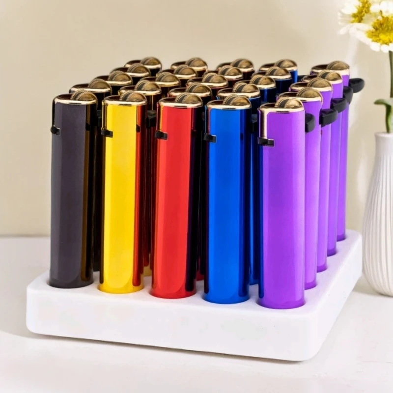 新款砂轮口红机一次性打火机防风潮流时尚水果口味烟雾器大容量