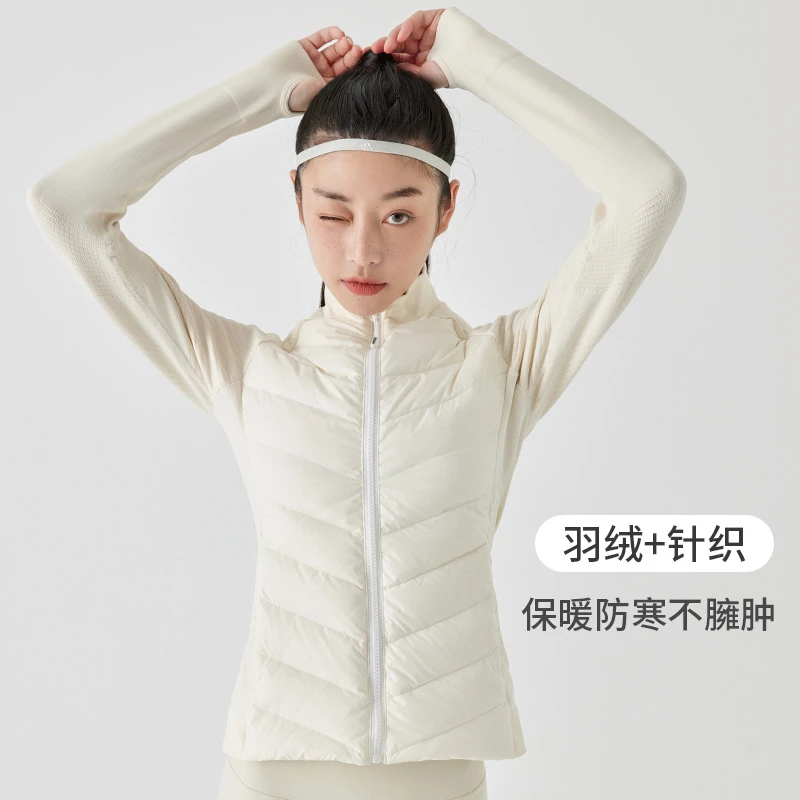 [2819]新款轻薄防风保暖修身显瘦跑步运动服外套瑜伽健身上衣