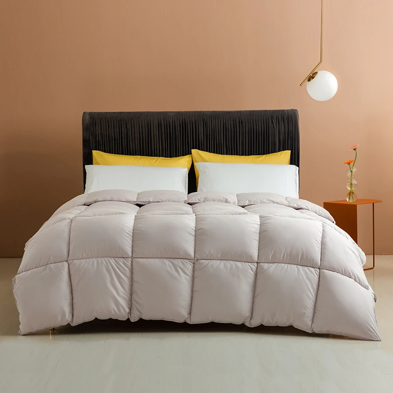 正宗羽绒被子100%白鹅绒现充95鹅绒被正品冬被轻音柔软超柔被子