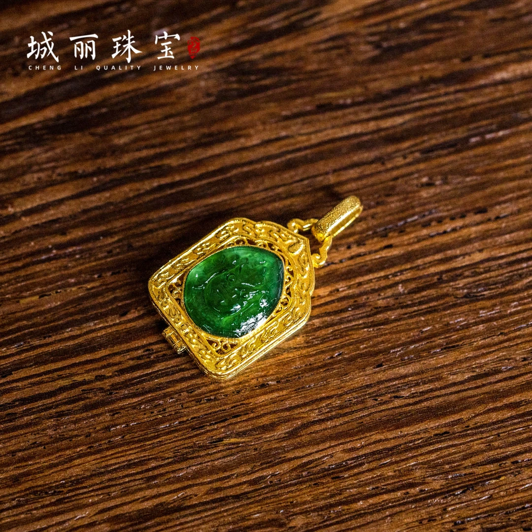 【金库黑才】金福黑才才盒盒吊坠/个（多样性发货）KJ-363