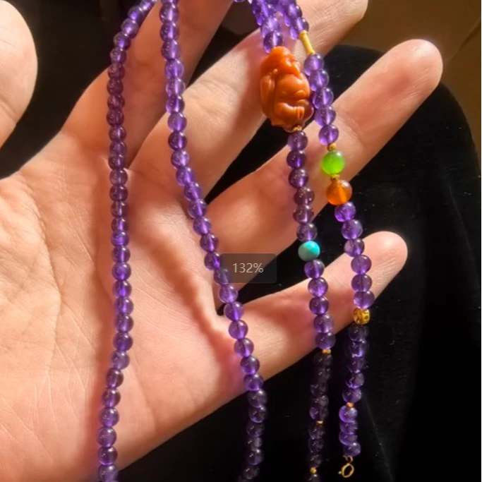 【城丽珠宝】紫水晶才才项链/条（多样性发货）ZJH-1888