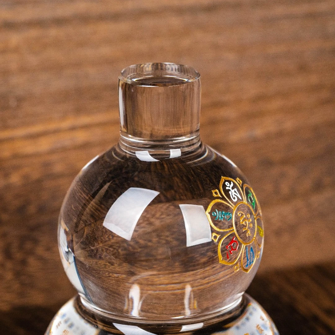 【城丽】六字白葫芦摆件居家客厅书桌办公桌摆件/个FL-1489-1