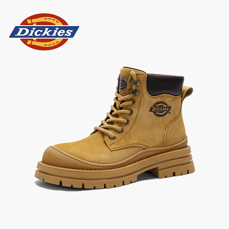 【盆紫专属】马丁靴女款秋冬英伦风百搭高帮厚底增高4cm大黄靴