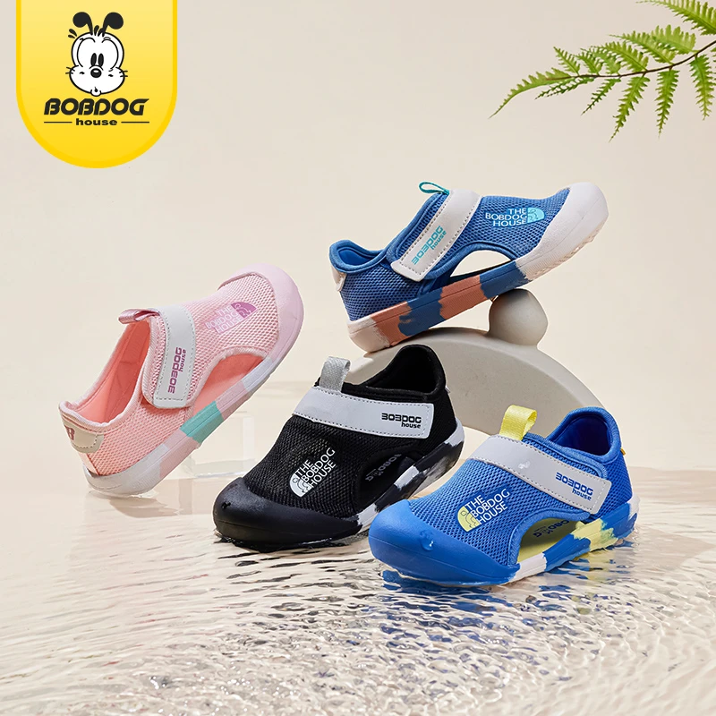 【刘教练专属】巴布豆家族童鞋  2024夏季透气软底包头凉鞋JJ234X39