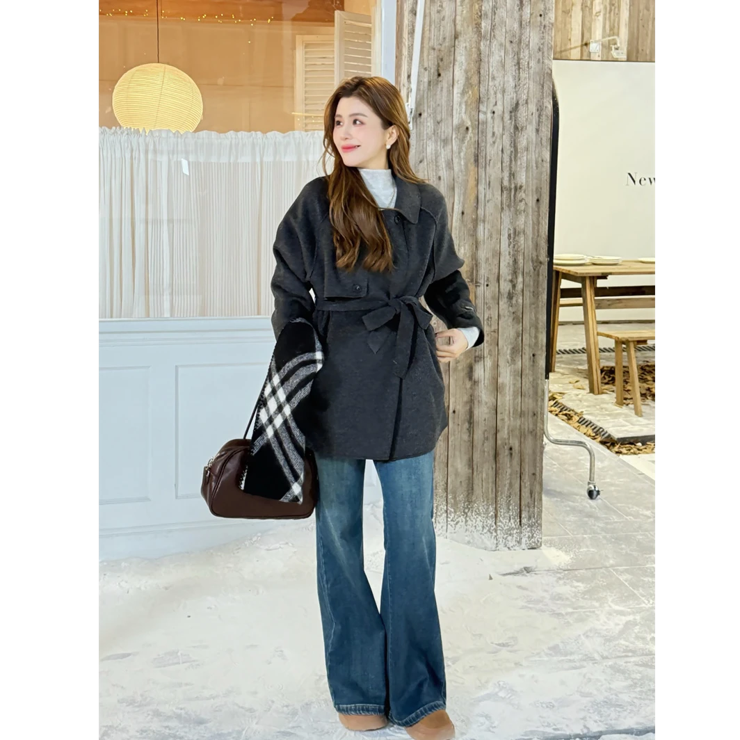 YPP!【不贴腿微喇裤2.0】经典返场 韩版复古慵懒显瘦微喇牛仔裤