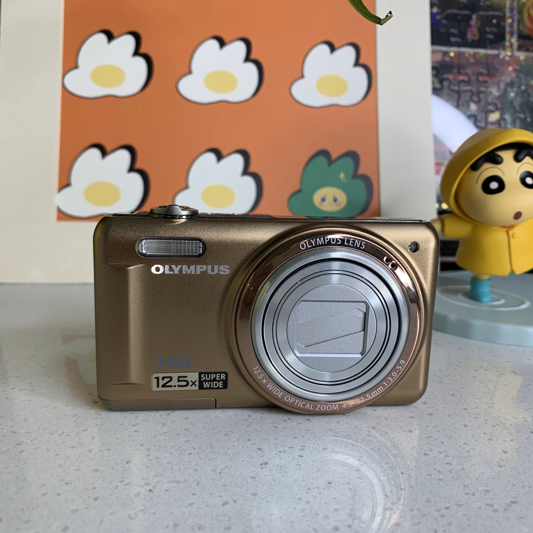 9新 Olympus/奥林巴斯 vr320金色1400万像素12.5倍变焦胶片冷白皮