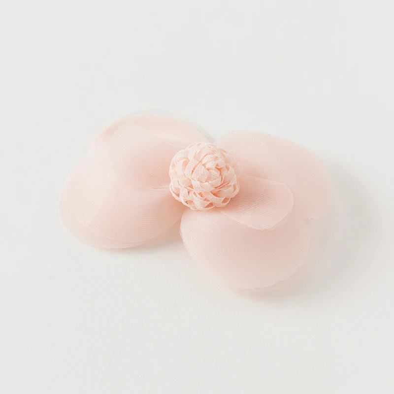 戴维贝拉女童发饰新款洋气头饰公主粉色花朵发卡DB3236461