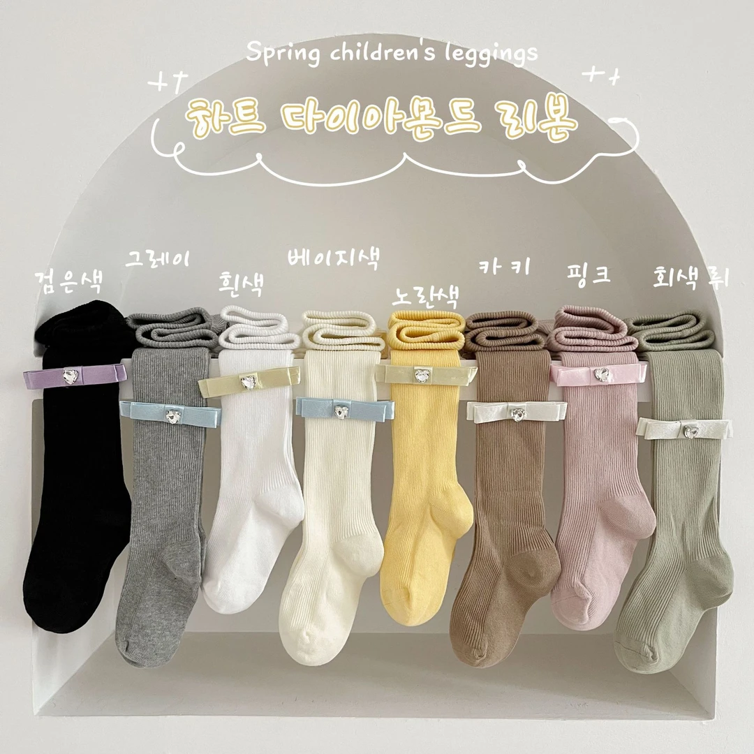 24年春秋新款女童连裤袜棉儿童公主蝴蝶结打底袜ST056