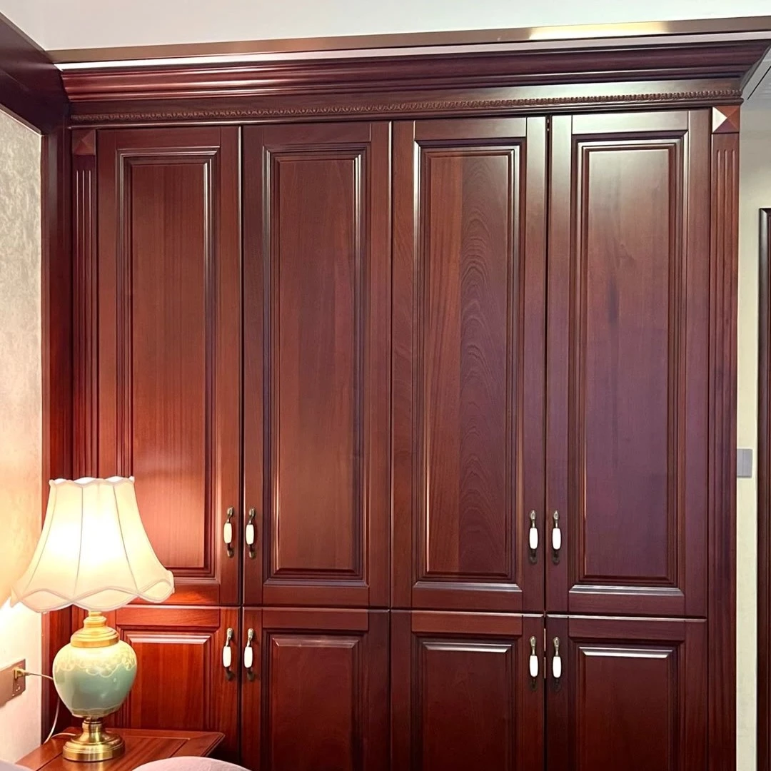 成都实木衣柜全屋定制家具卧室欧式美式新中式别墅装修整体衣帽间