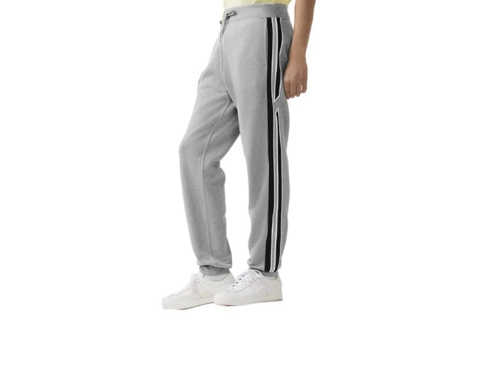 全新未使用 Hermes/爱马仕 灰色休闲运动卫裤 侧边H条纹 506