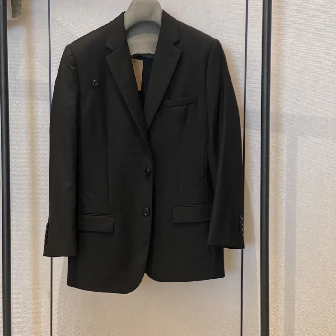 99新 DIOR/迪奥 黑色按扣满印款西装 西服（单衣）1003