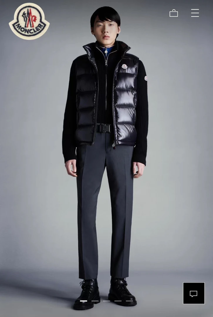 全新未使用 MONCLER 盟可睐 Bormes 羽绒马甲连帽背心 950