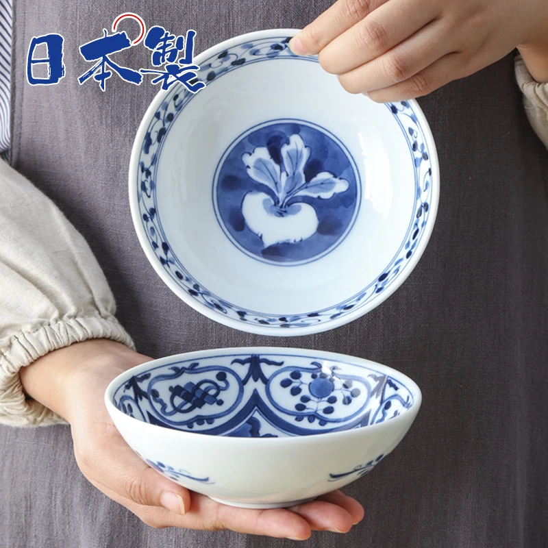 【单支】日本进口蓝凛堂多用小钵13.5cm