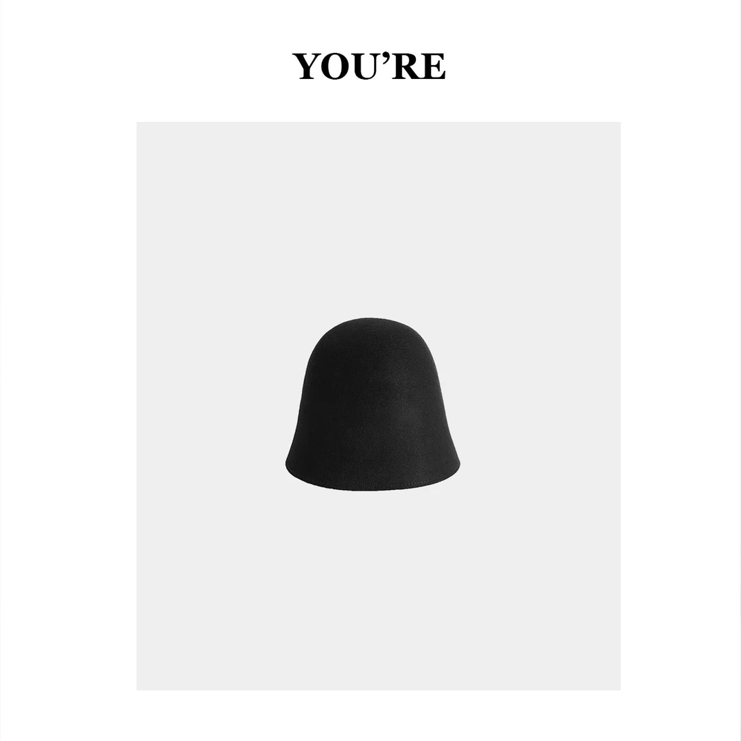 《YOU'RE 》显脸百搭小羊毛渔夫帽YR8888551