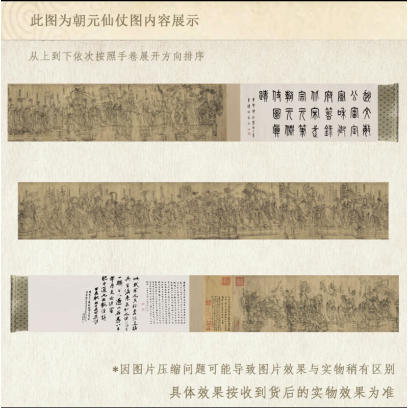 【精品复仿】武宗元《朝元仙丈》馆藏级高清艺术微喷工艺非手绘