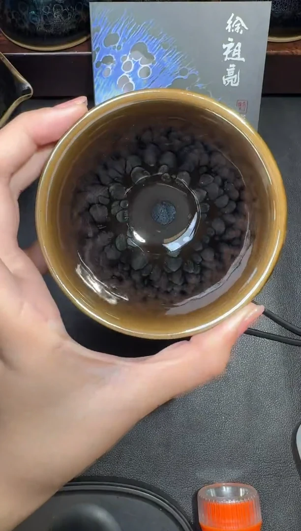 【闪购商品】茶盏建盏故事徐祖亮极曜106