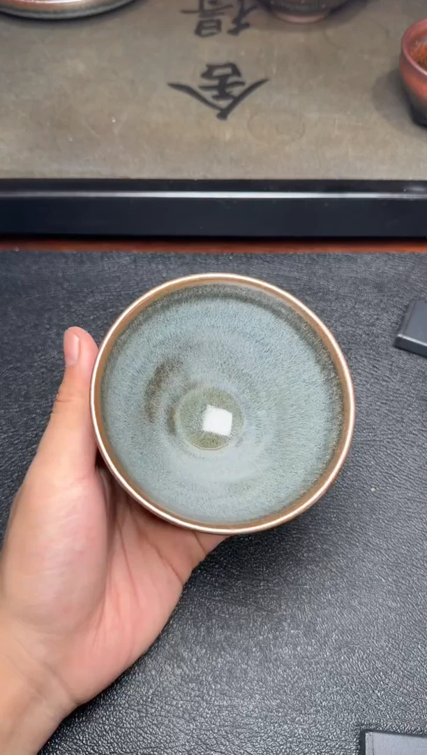 【闪购商品】茶盏建盏故事严柳忠龙窑柴烧35