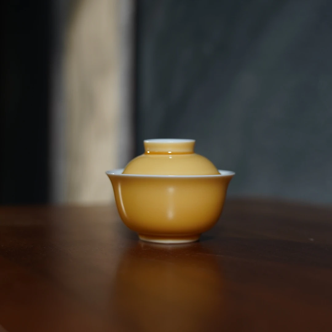 咏善-小品豆黄盖碗