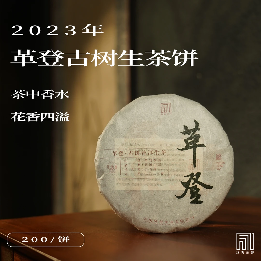 2023年春·革登古树普洱生茶饼