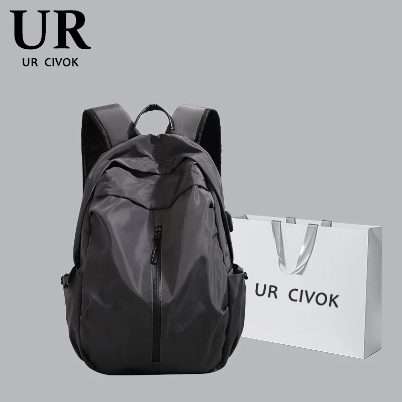 UR CIVOK大容量双肩背包防水旅行包潮学生书包男士商务休闲电脑包