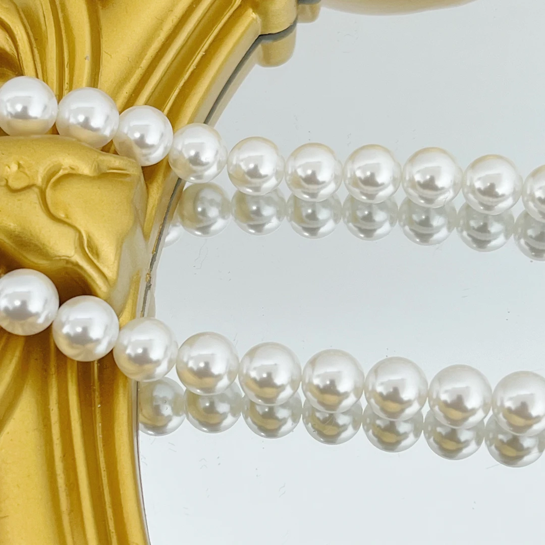 左夕M5328【2条卡8澳澳珍珍】高保色DIY玻璃珍珍配件